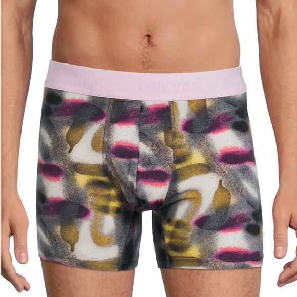 Pair of Thieves Hustle Boxer Briefs Men,2-pack, Tie Dye S - Picture 2 of 13